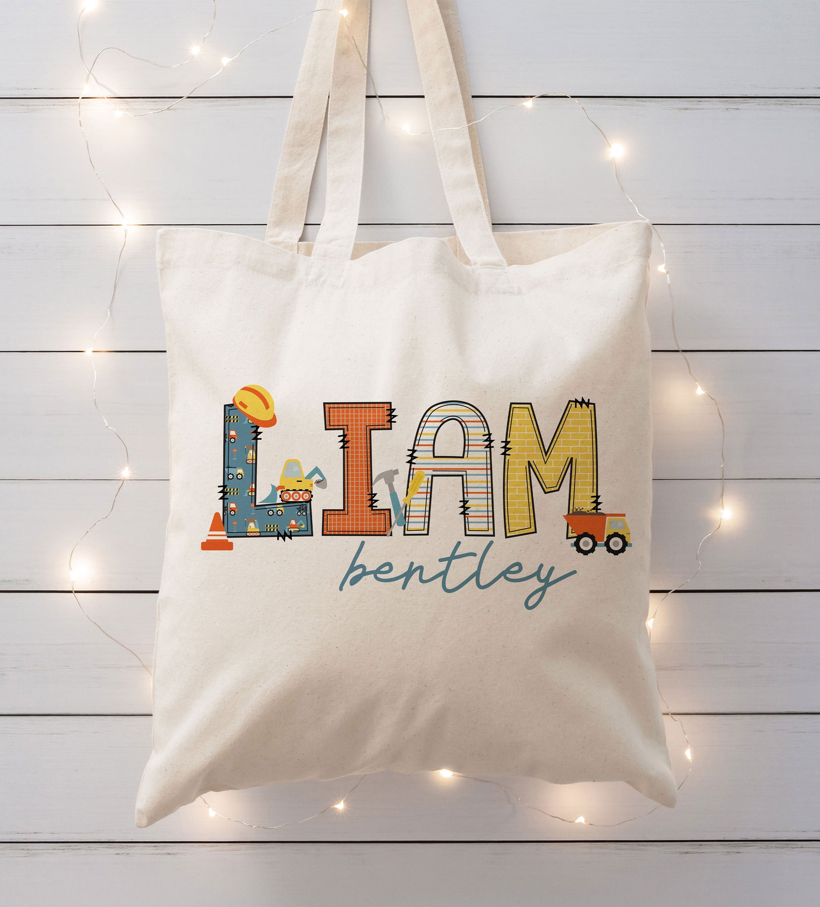  Personalized Canvas Tote Bags for Women w/Name & Text