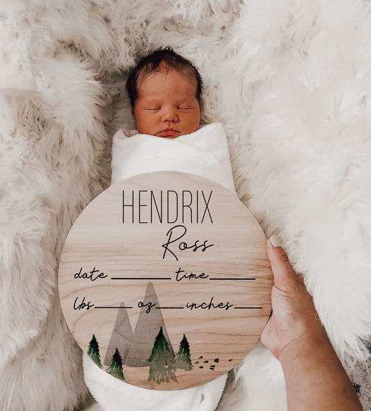 Mountains Baby Name Birth Stats Wood Sign